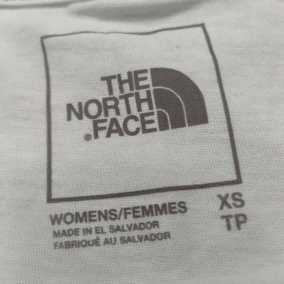 NORTH FACE PRIDE Women XS Slim Fit White Short Sleeve T-shirt NEW - Picture 5 of 11